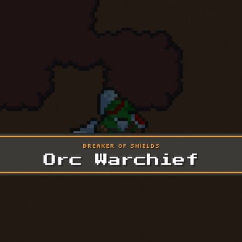 Orc Warchief, Breaker of Shields, the boss of War Camp